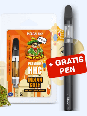 Hanfosan HHC Vape Indian Kush Abbild Tabelle