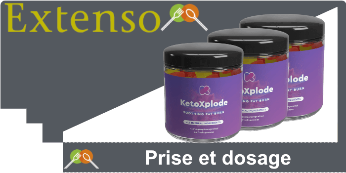 Prise et dosage de KetoXplode